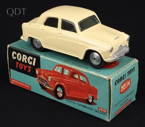 Corgi toys 201m austin cambridge saloon kk498 front