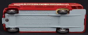 Corgi toys 468 london routemaster bus kk504 base