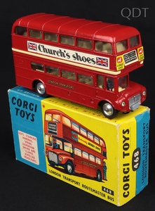 Corgi toys 468 london routemaster bus kk504 front