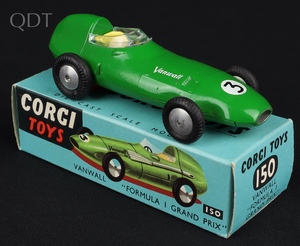 Corgi toys 150 vanwall formula 1 garnd prix kk537 front