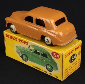Dinky toys 154 hillman minx saloon kk554 back