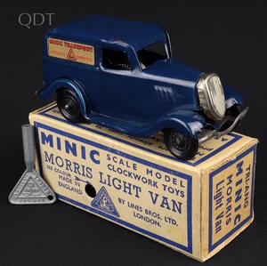 Tri ang minic ford light van kk569 front