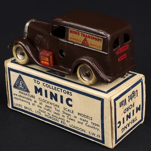 Tri ang minic ford light van 1 kk570 back