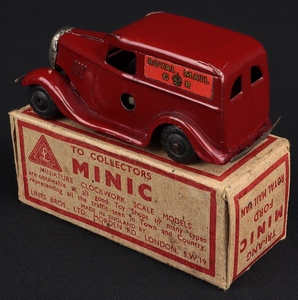 Tri ang minic ford light van 1 kk571 back