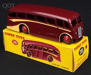 Dinky toys 281 luxury coach kk593 front