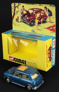 Corgi toys 334 mini cooper 'magnifique' kk609 back