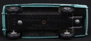 Dinky toys 134 triumph vitesse kk640 base