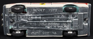 Dinky toys 205 lotus cortina rally car kk684 base