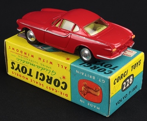 Corgi toys 228 volvo p1800 kk701 back
