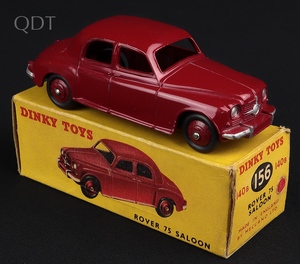 Dinky toys 140b 156 rover 75 saloon kk735 front