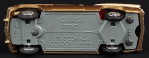 Corgi toys 211s studeabker golden hawk kk743 base