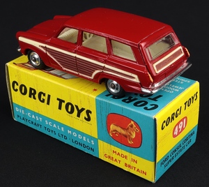 Corgi toys 491 ford consul= cortina estate car kk746 back