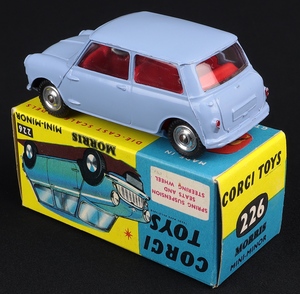 Corgi toys 226 morris mini minor kk747 back