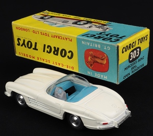 Corgi toys 303 mercedes open roadster kk752 back