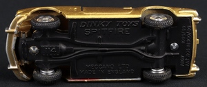 Dinky toys 114 triumph spitfire kk774 base