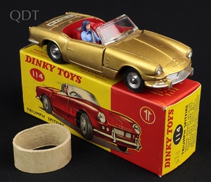 Dinky toys 114 triumph spitfire kk774 front