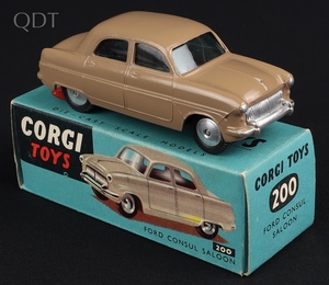 Corgi toys 200 ford consul saloon kk779 front