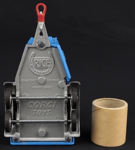 Corgi toys 112 rice's beaufort double horse box kk792 base