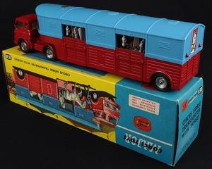 Corgi toys 1130 circus horse transporter kk798 back