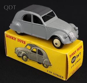 French dinky toys 24t 535 2 cv citroen kk818 front