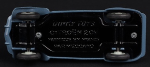 French dinky toys 535 2 cv citroen kk819 base