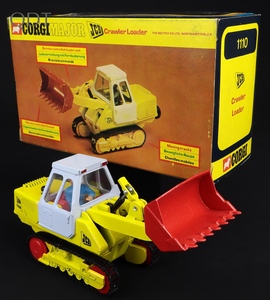 Corgi 1110 jcb 1 crawler loader kk848 front