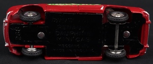 Dinky toys 268 renault dauphine minicab kk864 base
