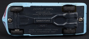 Dinky toys 108 sam's car kk881 base