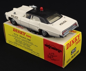 Dinky toys 251 usa police car kk886 back