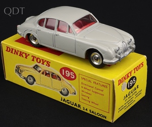 Dinky toys 195 jaguar 3.4 saloon kk887 front
