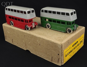 Trade box dinky toys 29c doube deck bus kk895 front