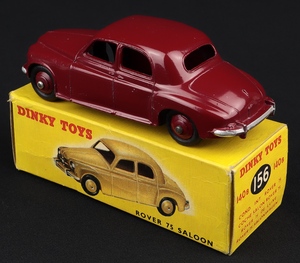 Dinky toys 140b 156 rover 75 saloon kk911 back