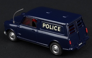 Corgi toys 448 bmc mini police van tracker dog kk922 back