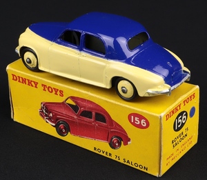Dinky toys 156 rover 75 saloon kk958 back