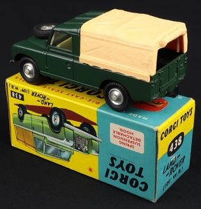 Corgi toys 438 landrover kk985 back