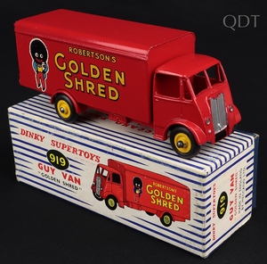 Dinky supertoys 919 guy van golden shred ll3 front