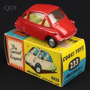 Corgi toys 233 heinkel economy car ll9 front