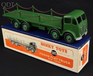 Dinky toys 505 foden with chains ll28 front