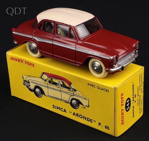 French dinky toys 544 simca aronde jj804 front