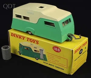 Dinky toys 188 four berth caravan ll39 front