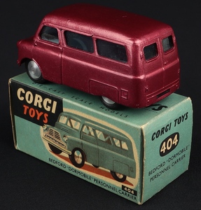 Corgi toys 404 bedford dormobile personnel carrier ll40 back