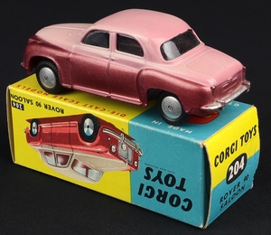 Corgi toys 204 rover 90 saloon ll53 back