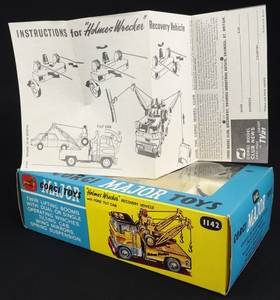 Corgi major toys 1142 holmes wrecker recovery vehicle ll73 leaflet