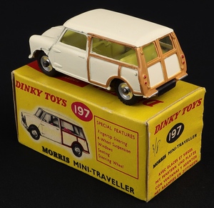 Dinky toys 197 morris mini traveller ll85 back