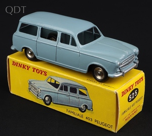 French dinky 525 peugeot 403 ll97 front