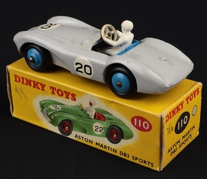 Dinky toys 110 aston martin db3 sports ll106 back