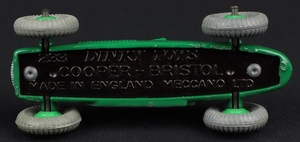 Dinky toys 23g 233 cooper bristol racing car ll108 base