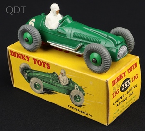 Dinky toys 23g 233 cooper bristol racing car ll108 front