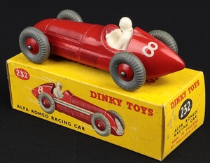 Dinky toys 232 alfa romeo racing car ll11 back