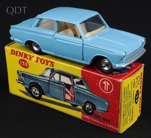 Dinky toys 139 ford consul cortina ll114 front